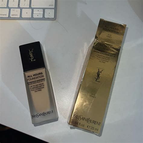 ysl all hours foundation octinoxate sunscreen|ysl matte foundation.